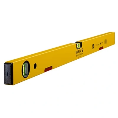 Abbildung von STABILA Magnet Wasserwaage Type 70 M, 80 cm, leichtes Alu Profil, starkes Seltenerd Magnetsystem, 1 Horizontal Libelle, Vertikal Made in Germany