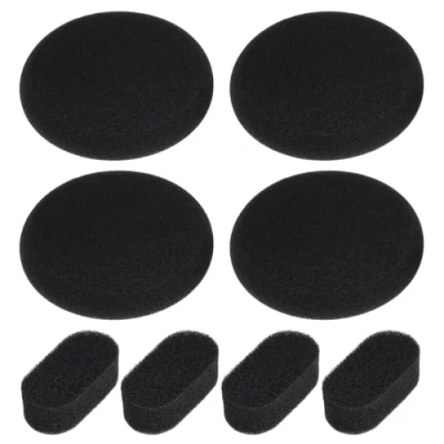 Abbildung von OTOTEC 2 Sets Kopfhörer Schaumstoff Pads + Kopfbandkissen, inklusive 4 Ohrpolster, Kopfbügel, kompatibel mit Koss Porta Pro Sporta Pro, Schwarz