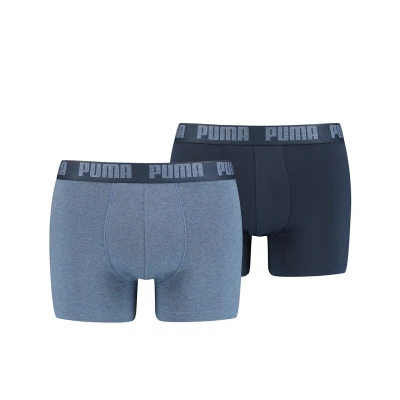 Abbildung von PUMA 6 er Pack Boxer Boxershorts Men Herren Unterhose Pant Unterwäsche, Farbe:037 Denim, Bekleidungsgröße:XL