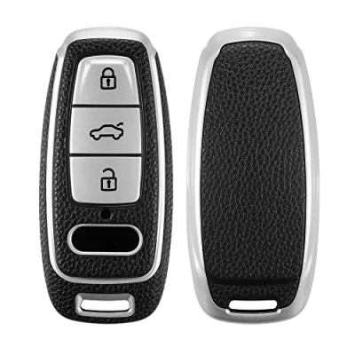 Abbildung von kwmobile Schlüsseltasche Autoschlüssel Hülle für Audi A6 A7 A8 Q7 Q8 (1 tlg), TPU Schutzhülle Schlüsselhülle Cover