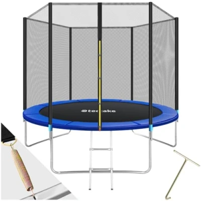 Abbildung von tectake Gartentrampolin Garfunky, (Komplettset)