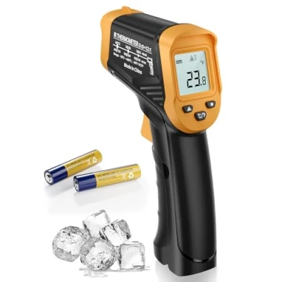 Abbildung von Eventek Infrarot Thermometer, 50C bis 600C Leichtes Temperaturmessgerät, berührungsloses digitales Laser beleuchteter Bildschirm, nicht menschlich für Küche/Grill/Kühlung/Industrie