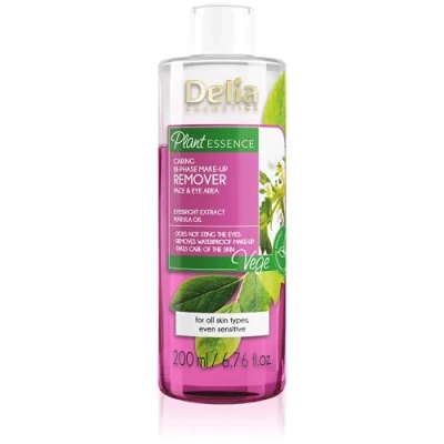 Abbildung von Delia Cosmetics Plant Essence Pflegelotion Für Gesicht und Augen Sanfte Make up Entfernung Reinigung Entfernt wasserfestes Natürliche alle Hauttypen Pflegt, 200 ml