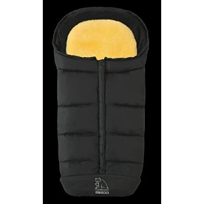 Abbildung von Heitmann Felle Fußsack &quot;Eisbärchen Komfort 2 in 1 Winterfußsack Premium Qualität&quot;, mit Lammfell Einlage, für Kinderwagen und Buggy, waschbar