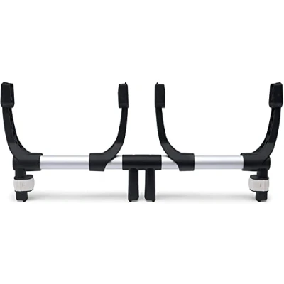 Abbildung von Bugaboo Autokindersitz Adapter für Donkey Kinderwagen in Twin Konfiguration, einfaches Click and Go System, Schwarz