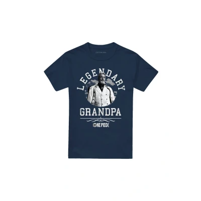 Abbildung von Netflix ONE Piece Legendary Grandpa Tshirt print, Herren, Größe: 4XL, Dark blue