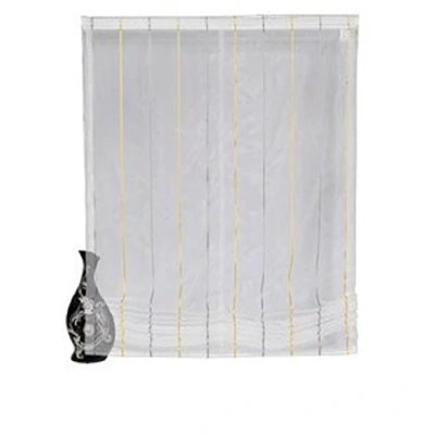 Abbildung von Raffrollo, Farbe gelb/grau, 1 Stück, My Home, Größe: ca. HxB: 160x120 cm, mit Universalband und Klettband, Lieferung inklusive Montageanleitung Zubehör