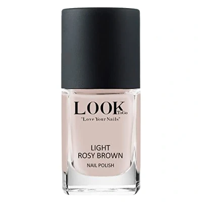 Abbildung von Look To Go veganer Nagellack LIGHT ROSY BROWN 21 free &amp; PETA approved Made in Germany 12ml