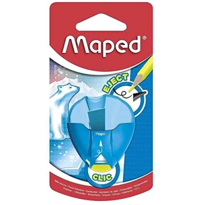 Abbildung von Maped M032710 I Gloo Eject Anspitzer, 1 Stück, rosa/blau/türkis