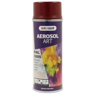 Abbildung von Dupli Color 741104 AEROSOL ART RAL 3005 weinrot glänzend 400 ml