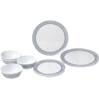 Abbildung von BRUNNER 0830148N.C6T Geschirrset, 12 teilig, BlueBAY, 3 teiliges Set
