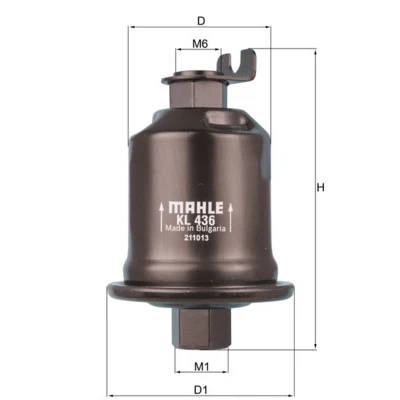 Abbildung von MAHLE ORIGINAL KL 436 Kraftstofffilter Leitungsfilter MITSUBISHI: Carisma Schrägheck, Limousine