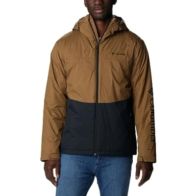 Abbildung von Columbia Men&#039;s Point Park Insulated Winter Jacket, Delta, Black, L