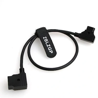 Abbildung von ZBLZGP D Tap 2 Pin Stecker auf Buchse P Verlängerung Akku Stromkabel für IDX Anton Bauer V Mount Gold ARRI Red Kamera (50cm)