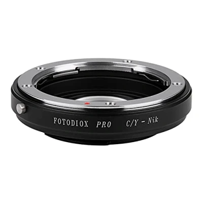Abbildung von Fotodiox Pro Lens Mount Adapter Compatible with Contax/Yashica (CY) Lenses on Nikon F Cameras