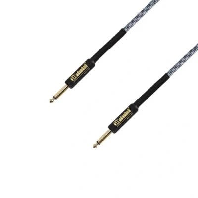 Abbildung von Adam Hall cables 4 Star Instrumentenkabel Nylonmantel Klinke TS, blau, 9 m