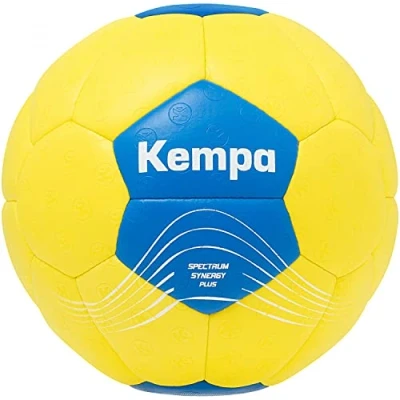 Abbildung von Kempa Spectrum Synergy Plus Handball Spiel und Trainingsball mit einzigartiger 30 Panel Konstruktion für jede Altersklasse geeignet Farbe: sweden gelb/sweden blau