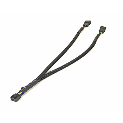 Abbildung von Gelid PWM Y Kabel, verbindet 2 Lüfter auf einem Sockel