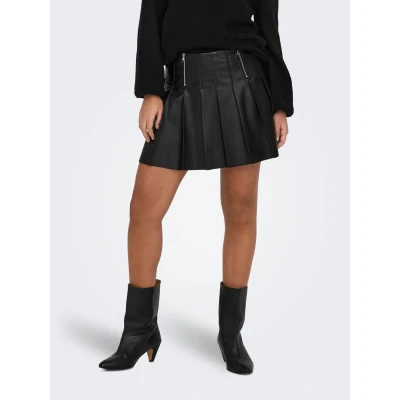 Abbildung von ONLY Onlizara ZIP Pleat Skirt Alinienrock, Damen, Größe: Small, Black