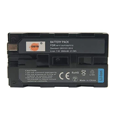 Abbildung von DSTE Ersatz Batterie Akku für Sony NP F330 F530 F550 F570 CCD RV100 RV200 SC5 SC5/E SC55E SC55 SC6 SC65 SC7 SC7/E SC8/E SC9 TR1 TR11 Kamera
