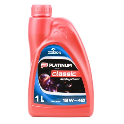 Abbildung von Orlen Platinum Classic SEMISYNTHETIC 10W 40 1l Motoröl QFS412B10 OPEL: Astra G Cabrio, VOLKSWAGEN: Passat B5 Variant, VOLVO: S80 I