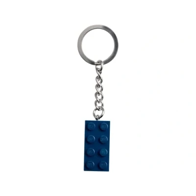 Abbildung von LEGO 854237 Schlüsselanhänger mit blauem 2x4 Stein