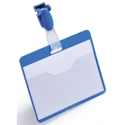 Abbildung von DURABLE Namensschilder blau 9 cm x 6