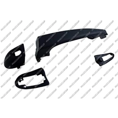 Abbildung von PRASCO BM0188002 Türgriff außen, vorne links schwarz BMW: 3 Limousine, Touring, Cabrio