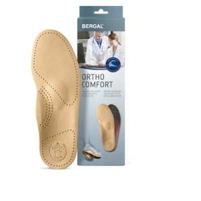 Abbildung von Bergal Fußbetteinlage Ortho Comfort Orthopädisches Fußbett mit echtem Leder