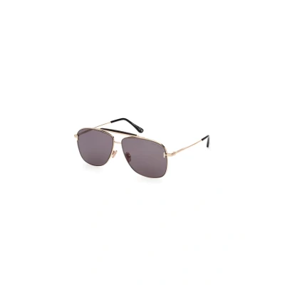 Abbildung von Tom Ford Sonnenbrille, Herren, Größe: One Size, Orogrigio fumo