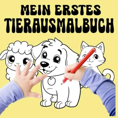 Abbildung von Mein erstes Tierausmalbuch: Ein Ausmalbuch für kleine Künstler mit süßen und einfachen Tiermotiven