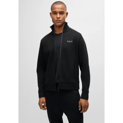 Abbildung von BOSS SKAZ Mirror Sweatjacke, Herren, Größe: Medium, Black