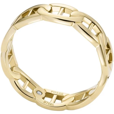 Abbildung von Fossil Heritage Ring goldcoloured, Damen, Größe: 60, Gold coloured
