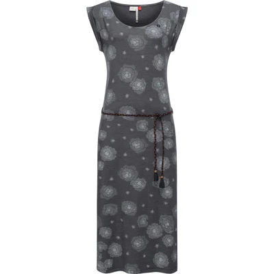 Abbildung von Ragwear TAGG MIDI Jerseykleid, Damen, Größe: Large, Dark grey