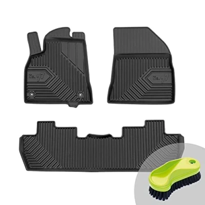 Abbildung von FROGUM No.77 Gummimatten Ganzjahresset von Auto Fußmatten Autofussmatten für Peugeot 5008 I 2009 2017 Langlebiges TPE Material