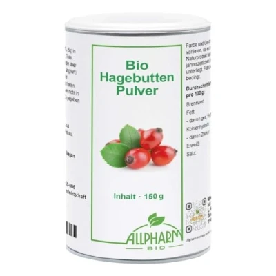 Abbildung von Bio Hagebutten Pulver Allpharm 150 g