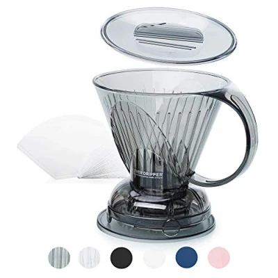 Abbildung von Clever Dripper Kaffeebrühmaschine L 500ml transparent grau + 100 Filter