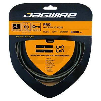 Abbildung von Jagwire Bremsleitungsset Hyflow 3000mm, carbon silber, 18008391, TU EU