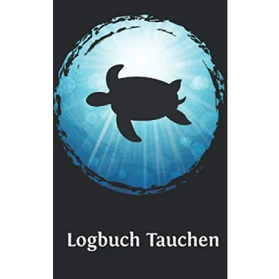 Abbildung von Tauchen Logbuch: Gerätetauchen Schildkröte Dive Log. Platz für 100 Tauchgänge auf vorgedruckten Seiten Taucher