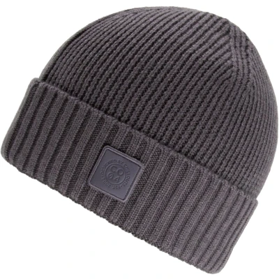 Abbildung von chillouts Strickmütze &quot;Enes Hat&quot;, mit dezentem Logo Patch