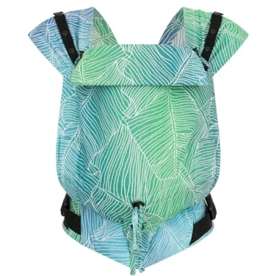 Abbildung von Hoppediz Babytrage Primeo, ab Geburt (2,5 kg) Bauchtrage &amp; Rückentrage aus 100 % Bio Baumwolle