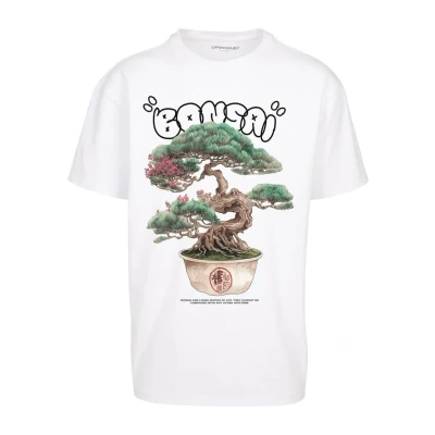 Abbildung von Upscale by Mister Tee Bonsai Heavy Tshirt print, Herren, Größe: 3XL, White