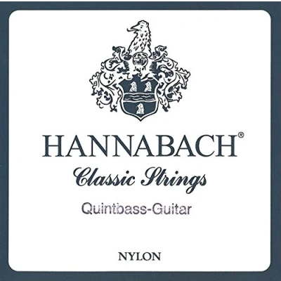 Abbildung von Hannabach 652837 Set Saiten für Klassikgitarre Quint Bass