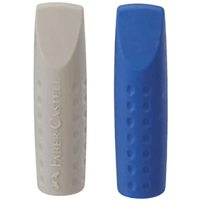 Abbildung von Faber Castell Radierer Grip Eraser Cap farbig 2 Stück