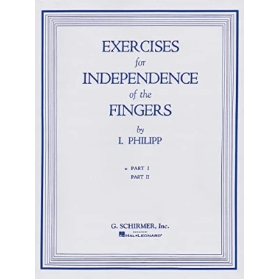 Abbildung von Exercises for Independence of Fingers Book 2: Piano Technique (Piano Methods, Studies, and Exercises)