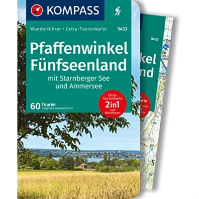 Abbildung von KOMPASS Wanderführer Pfaffenwinkel, Fünfseenland, Starnberger See, Ammersee, 60 Touren mit Extra Tourenkarte: GPS Daten zum Download