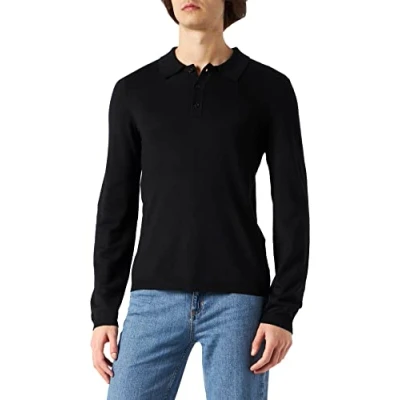 Abbildung von Only &amp; Sons Wyler LIFE REG 14 LS NOOS Poloshirt, Herren, Größe: XXL, Black