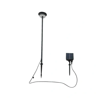 Abbildung von Lindby LED Solarleuchte Lyris, 3er Set, schwarz, Alu, 3.000K
