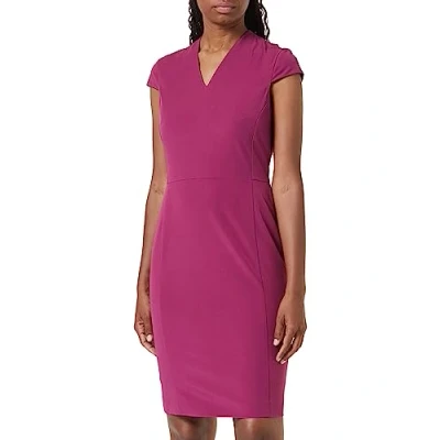 Abbildung von comma Etuikleid, Damen, Größe: 36, Fuchsia