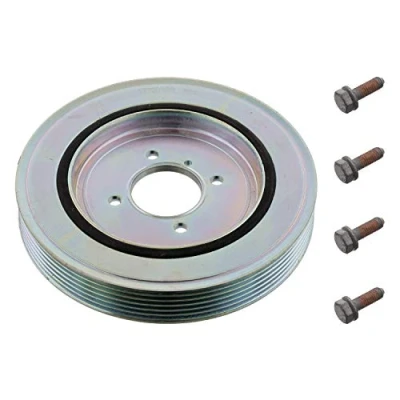 Abbildung von febi BILSTEIN 33788 Kurbelwellenriemenscheibe 6PK 153 5 mit Schrauben, für Kurbelwelle Plus CITROËN: Berlingo / First I Kastenwagen